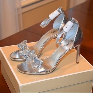Michael Kors Paris Metallic Heel Sandals